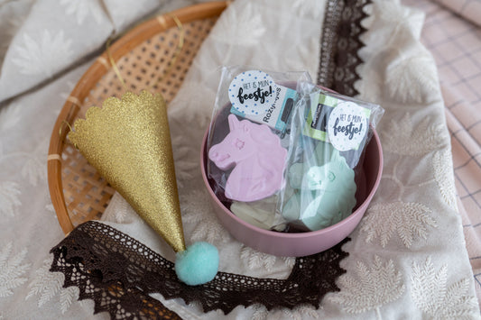 Unicorn traktatie stoepkrijt