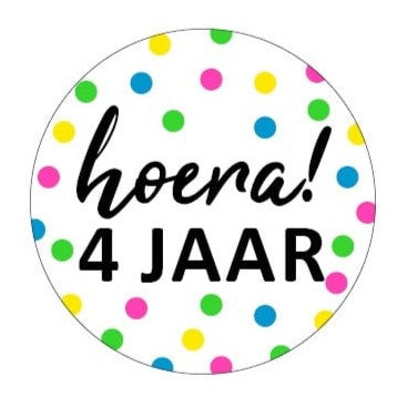 Hoera4jaarsticker-stoepkrijtmeid