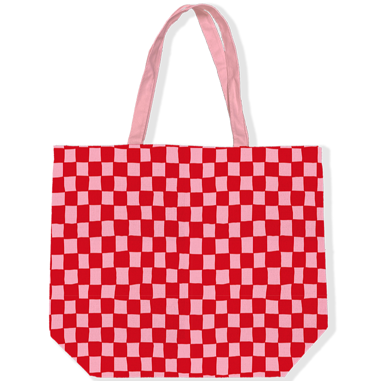 Tas/Shopper roze/rood