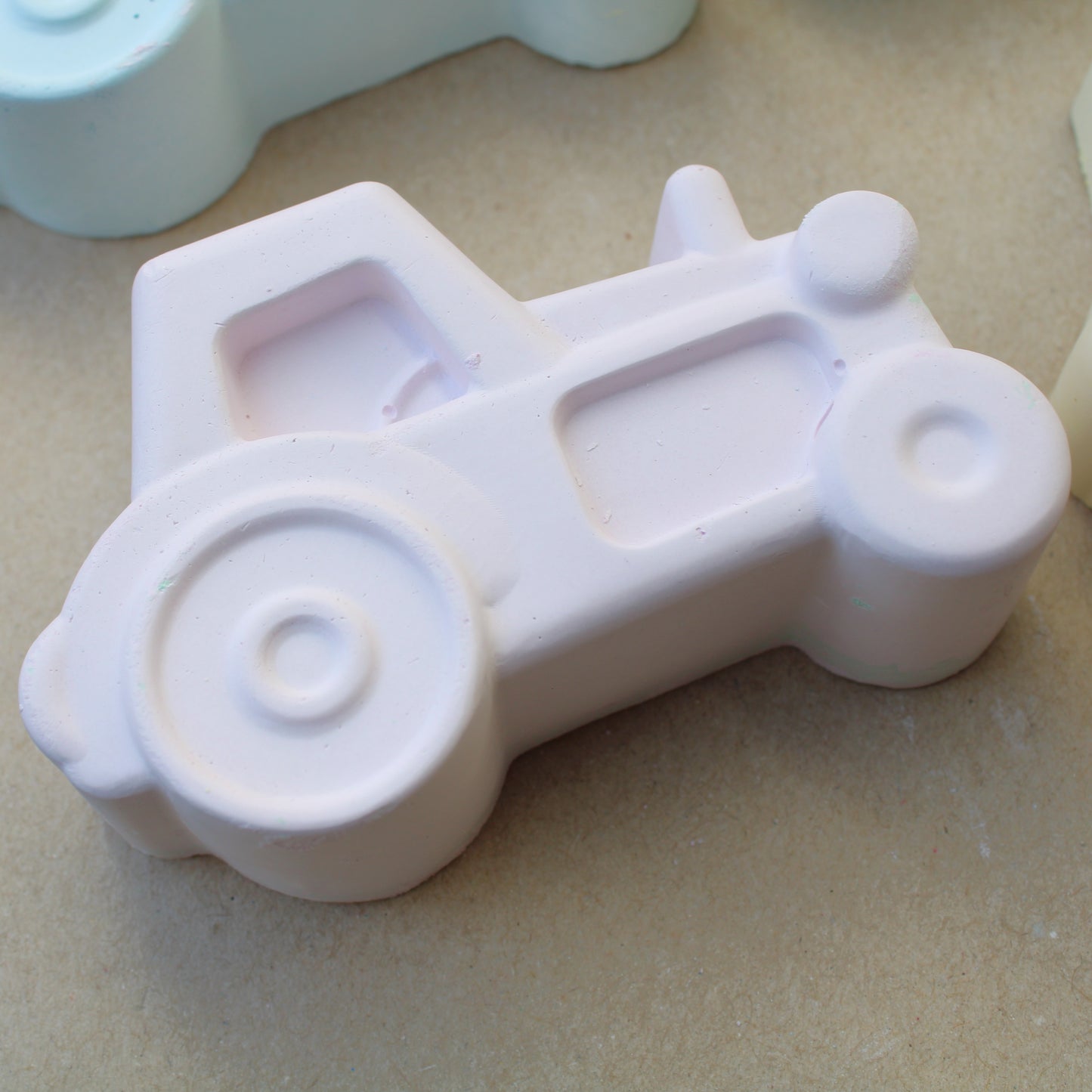 Stoepkrijt tractor