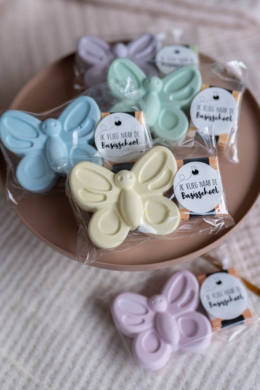 Vlinder stoepkrijt traktatie