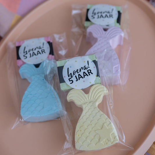 Zeemeermin traktatie van stoepkrijt