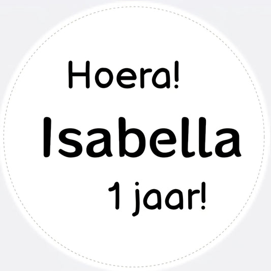 Gepersonaliseerde sticker