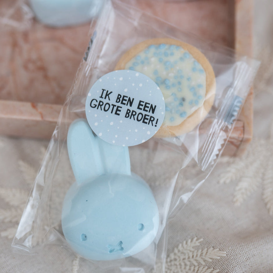 Nijntje geboorte traktatie blauw