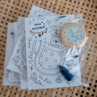 Originele geboorte traktatie jongen