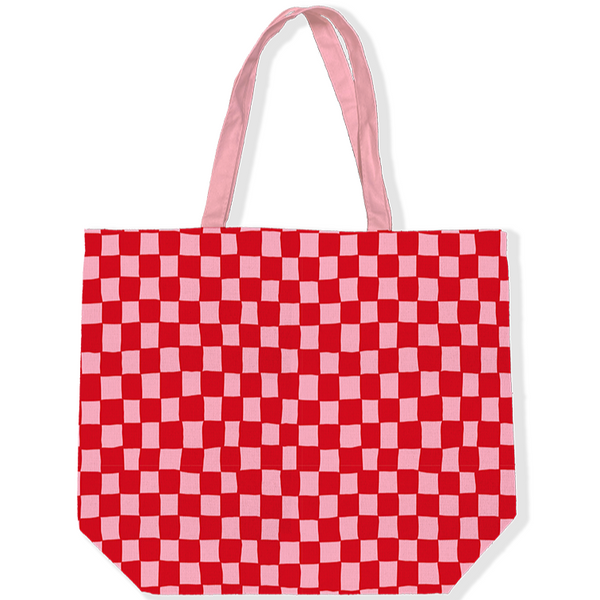 Tas/Shopper roze/rood