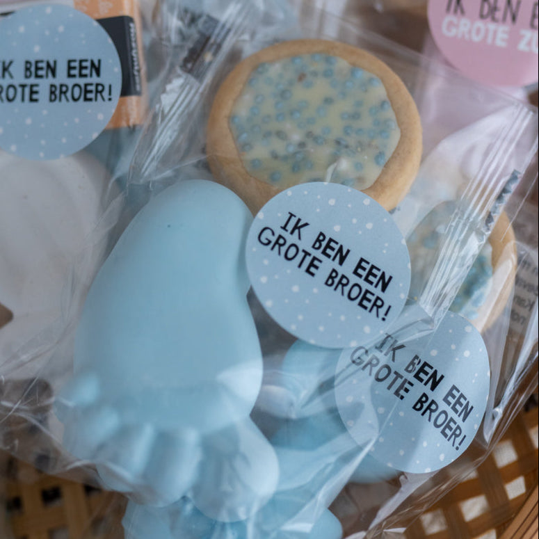 Traktatie geboorte blauw