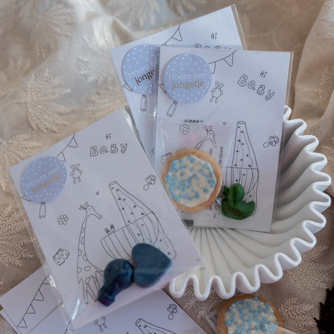 Waskrijt geboorte traktatie