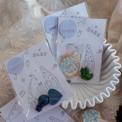 Waskrijt geboorte traktatie