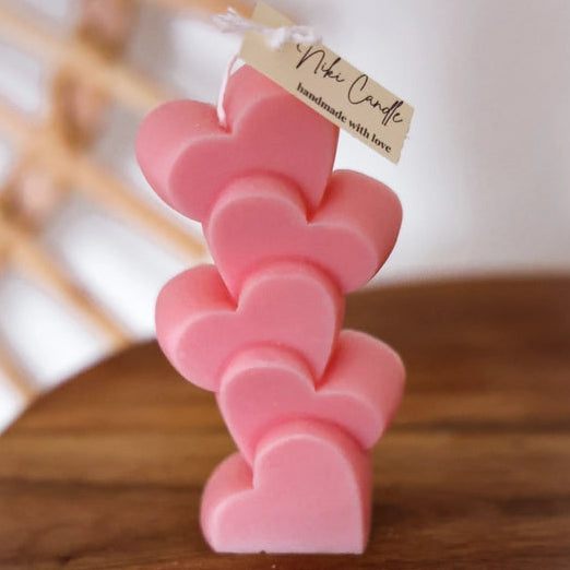 kaars_roze_-_juf_cadeau_-_hart